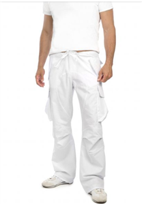 PANTALONE UOMO WILDE TASCHE LATERALI BIANCO